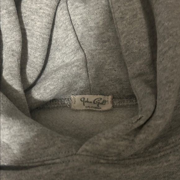 Brandy Melville Gray Hoodie with Austin Print - Picture 2 of 2